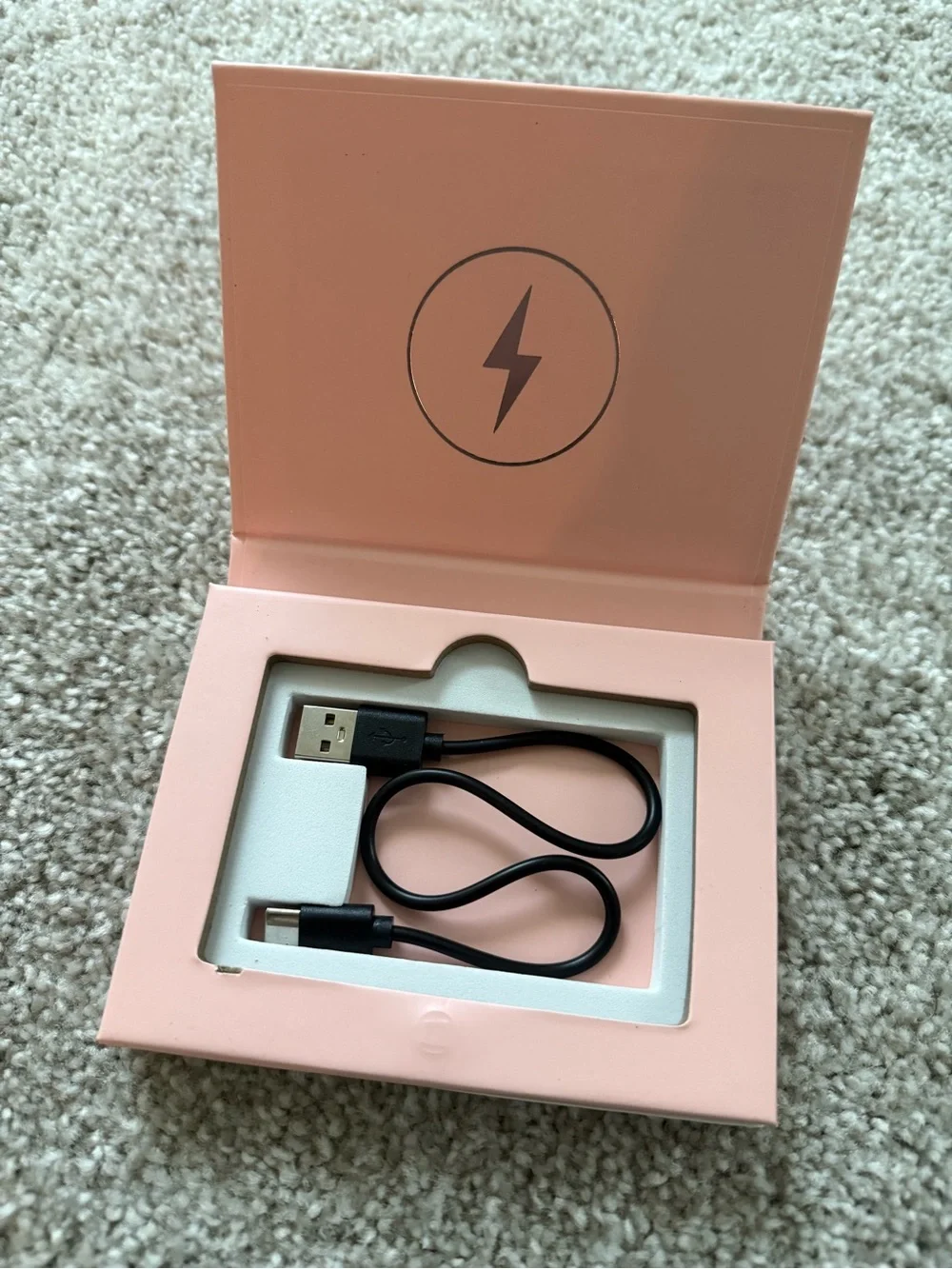 Like New Pink Clutch Portable Power Bank / TSA Approved Travel Charger USB-C